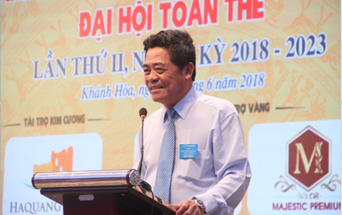 Ông Lê thanh Quang - Ủy viên TW Đảng, Bí thư Tỉnh ủy Hòa phát biểu chỉ đạo đại hội  
